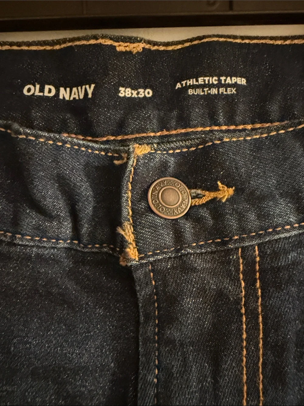 Old Navy Men’s Dark Indigo Straight Jeans